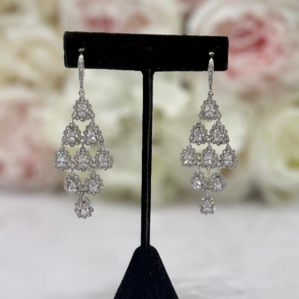 Rhinestone Chandelier Earrings